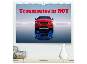 9783383901485 - Traumautos in Rot (hochwertiger Premium Wandkalender 2025 DIN A2 quer) Kunstdruck in Hochglanz