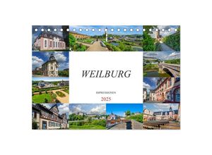 9783383901515 - Weilburg Impressionen (Tischkalender 2025 DIN A5 quer) CALVENDO Monatskalender