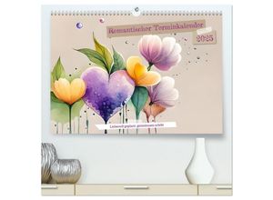 9783383901744 - Romantischer Terminkalender (hochwertiger Premium Wandkalender 2025 DIN A2 quer) Kunstdruck in Hochglanz