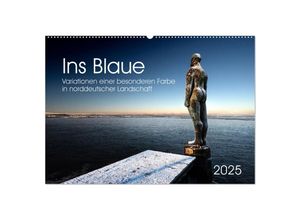 9783383903267 - Ins BlaueVariationen einer besonderen Farbe in norddeutscher Landschaft (Wandkalender 2025 DIN A2 quer) CALVENDO Monatskalender