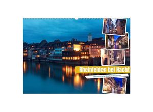 9783383905346 - Rheinfelden bei Nacht (Wandkalender 2025 DIN A2 quer) CALVENDO Monatskalender