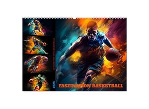 9783383905391 - Faszination Basketball (Wandkalender 2025 DIN A2 quer) CALVENDO Monatskalender