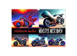 9783383905742 - Höllisch heiße Monster Maschinen (Wandkalender 2025 DIN A3 quer) CALVENDO Monatskalender