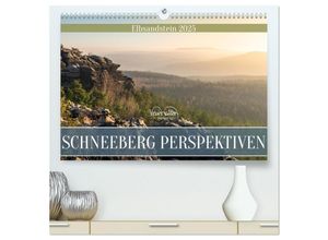 9783383907722 - Schneeberg Perspektiven - Elbsandstein (hochwertiger Premium Wandkalender 2025 DIN A2 quer) Kunstdruck in Hochglanz