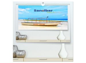 9783383907753 - Sansibar - Sonne Sand Meer (hochwertiger Premium Wandkalender 2025 DIN A2 quer) Kunstdruck in Hochglanz