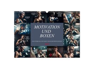 9783383909252 - Motivation und Boxen (Wandkalender 2025 DIN A3 quer) CALVENDO Monatskalender