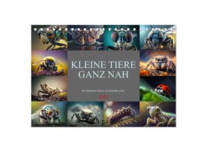 9783383909825 - Kleine Tiere ganz nah (Tischkalender 2025 DIN A5 quer) CALVENDO Monatskalender