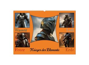 9783383909900 - Krieger der Elemente (Wandkalender 2025 DIN A2 quer) CALVENDO Monatskalender