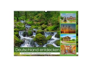 9783383910104 - Deutschland entdecken (Wandkalender 2025 DIN A2 quer) CALVENDO Monatskalender