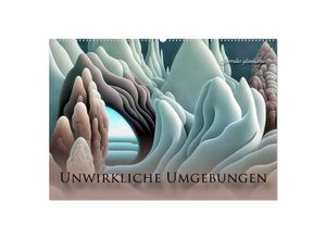 9783383911798 - Unwirkliche Umgebungen (Wandkalender 2025 DIN A2 quer) CALVENDO Monatskalender