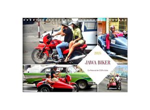 9783383911804 - JAWA BIKER - Ein Motorrad der CSSR in Kuba (Wandkalender 2025 DIN A4 quer) CALVENDO Monatskalender