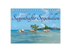 9783383911880 - Sagenhafte Seychellen - Idylle im Indischen Ozean (Tischkalender 2025 DIN A5 quer) CALVENDO Monatskalender