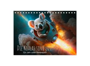 9783383914645 - Die Koalas sind los! Ein Jahr voller Bärenspaß (Tischkalender 2025 DIN A5 quer) CALVENDO Monatskalender