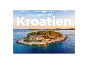 9783383918322 - Genussmomente Kroatien (Wandkalender 2025 DIN A4 quer) CALVENDO Monatskalender