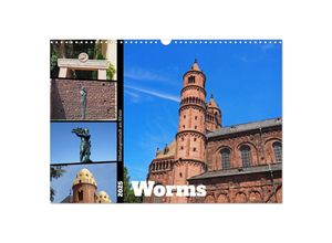 9783383920424 - Worms-Nibelungenstadt am Rhein (Wandkalender 2025 DIN A3 quer) CALVENDO Monatskalender