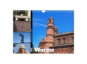 9783383920646 - Worms-Nibelungenstadt am Rhein (Wandkalender 2025 DIN A4 quer) CALVENDO Monatskalender