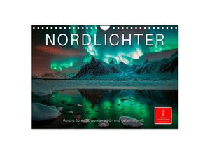 9783383920660 - Nordlichter - Aurora Borealis wunderschön und geheimnisvolll (Wandkalender 2025 DIN A4 quer) CALVENDO Monatskalender