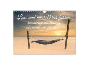 9783383920684 - Lass uns ans Meer fahren (Wandkalender 2025 DIN A4 quer) CALVENDO Monatskalender