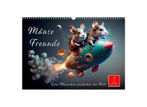 9783383920783 - Mäuse Freunde (Wandkalender 2025 DIN A3 quer) CALVENDO Monatskalender