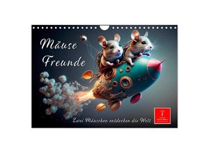 9783383921032 - Mäuse Freunde (Wandkalender 2025 DIN A4 quer) CALVENDO Monatskalender