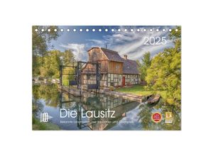 9783383926853 - Die Lausitz - Landmarken der Nieder- und Oberlausitz (Tischkalender 2025 DIN A5 quer) CALVENDO Monatskalender