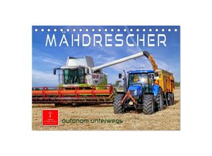 9783383928970 - Mähdrescher - autonom unterwegs (Tischkalender 2025 DIN A5 quer) CALVENDO Monatskalender