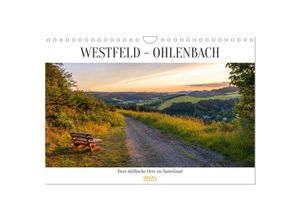 9783383929205 - Westfeld-Ohlenbach - zwei idyllische Orte im Sauerland (Wandkalender 2025 DIN A4 quer) CALVENDO Monatskalender