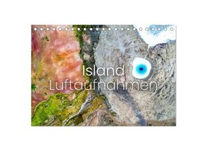 9783383929519 - Island Luftaufnahmen (Tischkalender 2025 DIN A5 quer) CALVENDO Monatskalender