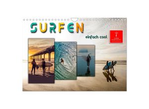 9783383931444 - Surfen - einfach cool (Wandkalender 2025 DIN A4 quer) CALVENDO Monatskalender