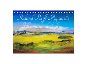 9783383933172 - Roland Reiff Aquarelle Himmelslanschaften (Tischkalender 2025 DIN A5 quer) CALVENDO Monatskalender