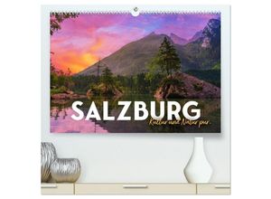 9783383935367 - Salzburg - Kultur und Natur pur (hochwertiger Premium Wandkalender 2025 DIN A2 quer) Kunstdruck in Hochglanz