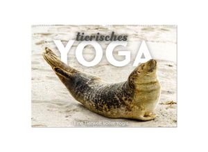 9783383935633 - Tierisches Yoga - Eine Tierwelt voller Yogis (Wandkalender 2025 DIN A2 quer) CALVENDO Monatskalender