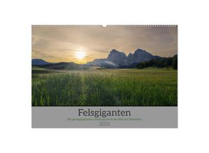 9783383937880 - Felsgiganten (Wandkalender 2025 DIN A2 quer) CALVENDO Monatskalender