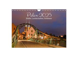 9783383940491 - Polen - Städte Landschaften Schlösser (Wandkalender 2025 DIN A4 quer) CALVENDO Monatskalender