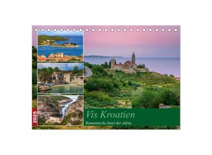 9783383940651 - Vis Kroatien - Romantische Insel der Adria (Tischkalender 2025 DIN A5 quer) CALVENDO Monatskalender