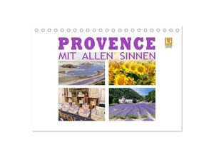 9783383942273 - Provence mit allen Sinnen (Tischkalender 2025 DIN A5 quer) CALVENDO Monatskalender