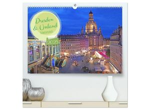 9783383944222 - Dresden Terminplaner (hochwertiger Premium Wandkalender 2025 DIN A2 quer) Kunstdruck in Hochglanz