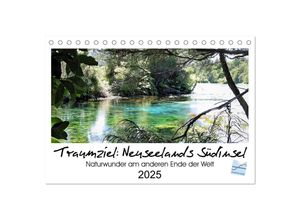 9783383944307 - Traumziel Neuseelands Südinsel 2025 (Tischkalender 2025 DIN A5 quer) CALVENDO Monatskalender