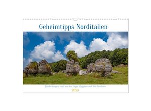 9783383944352 - Geheimtipps Norditalien (Wandkalender 2025 DIN A3 quer) CALVENDO Monatskalender