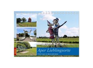 9783383944420 - Aper Lieblingsorte (Tischkalender 2025 DIN A5 quer) CALVENDO Monatskalender