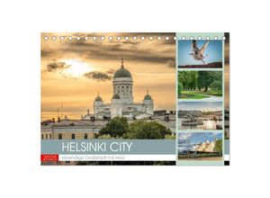 9783383944734 - HELSINKI CITY (Tischkalender 2025 DIN A5 quer) CALVENDO Monatskalender