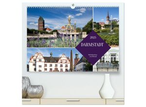 9783383945779 - Darmstadt - Mathildenhöhe und Altstadt (hochwertiger Premium Wandkalender 2025 DIN A2 quer) Kunstdruck in Hochglanz