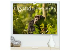 9783383946844 - Uganda - ein Land der Vielfalt (hochwertiger Premium Wandkalender 2025 DIN A2 quer) Kunstdruck in Hochglanz