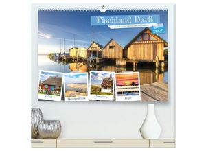 9783383947834 - Fischland Darß Land zwischen Ostsee und Bodden (hochwertiger Premium Wandkalender 2025 DIN A2 quer) Kunstdruck in Hochglanz