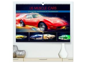 9783383947940 - US Muscle Cars Legendäre Amerikanische Traumwagen (hochwertiger Premium Wandkalender 2025 DIN A2 quer) Kunstdruck in Hochglanz