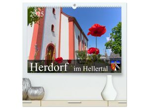 9783383949616 - Herdorf im Hellertal (hochwertiger Premium Wandkalender 2025 DIN A2 quer) Kunstdruck in Hochglanz