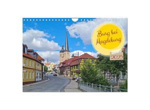 9783383949685 - Burg bei Magdeburg (Wandkalender 2025 DIN A4 quer) CALVENDO Monatskalender