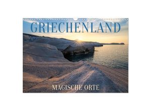 9783383951138 - Griechenland - Magische Orte (Wandkalender 2025 DIN A3 quer) CALVENDO Monatskalender