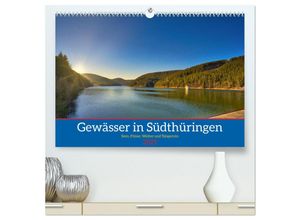 9783383952104 - Gewässer in Südthüringen (hochwertiger Premium Wandkalender 2025 DIN A2 quer) Kunstdruck in Hochglanz