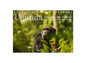 9783383952289 - Uganda - ein Land der Vielfalt (Tischkalender 2025 DIN A5 quer) CALVENDO Monatskalender